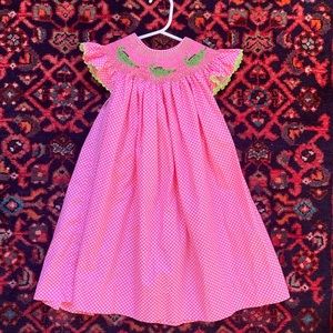 Girls Dress - Hand Smocked